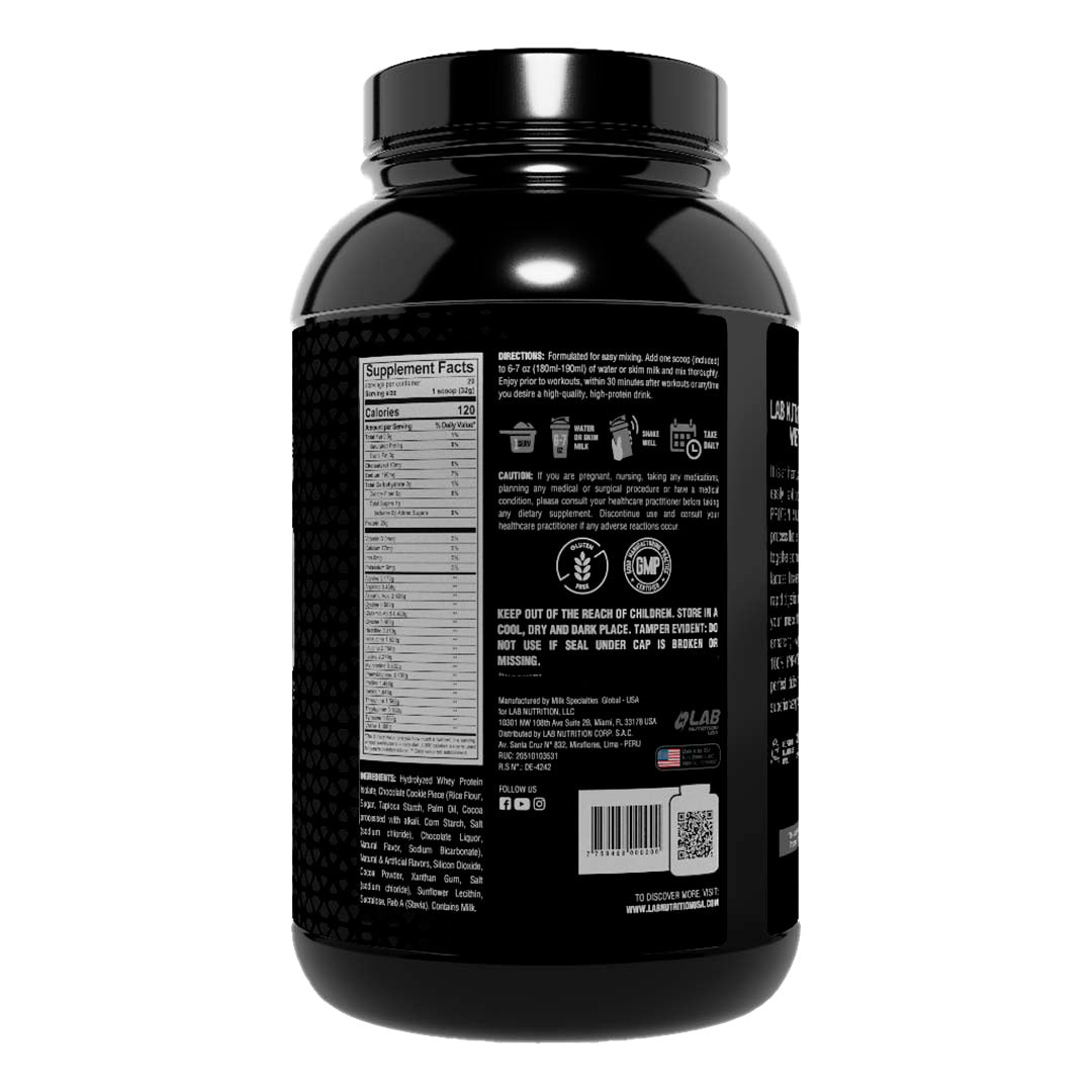 100% HYDROLYZED WHEY PROTEIN ISOLATE, COOKIES AND CREAM