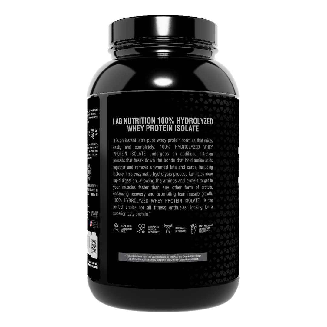 100% HYDROLYZED WHEY PROTEIN ISOLATE, MILK CHOCOLATE