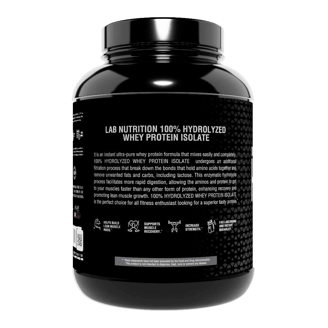 100% HYDROLYZED WHEY PROTEIN ISOLATE, MILK CHOCOLATE