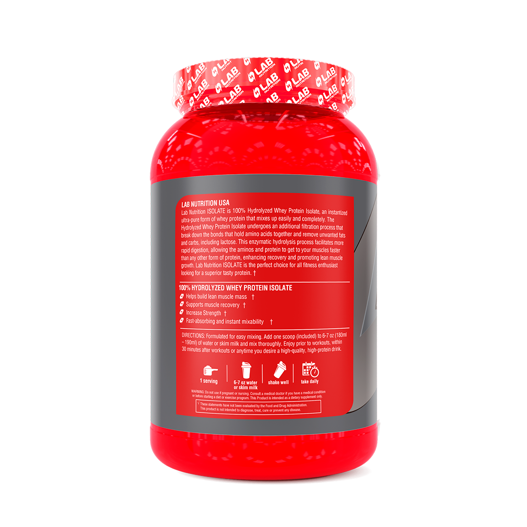 100% HYDROLYZED WHEY PROTEIN ISOLATE VANILLA