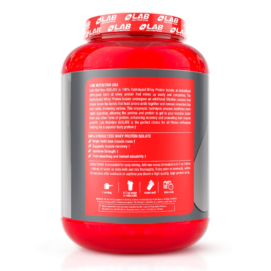 100% HYDROLYZED WHEY PROTEIN ISOLATE VANILLA