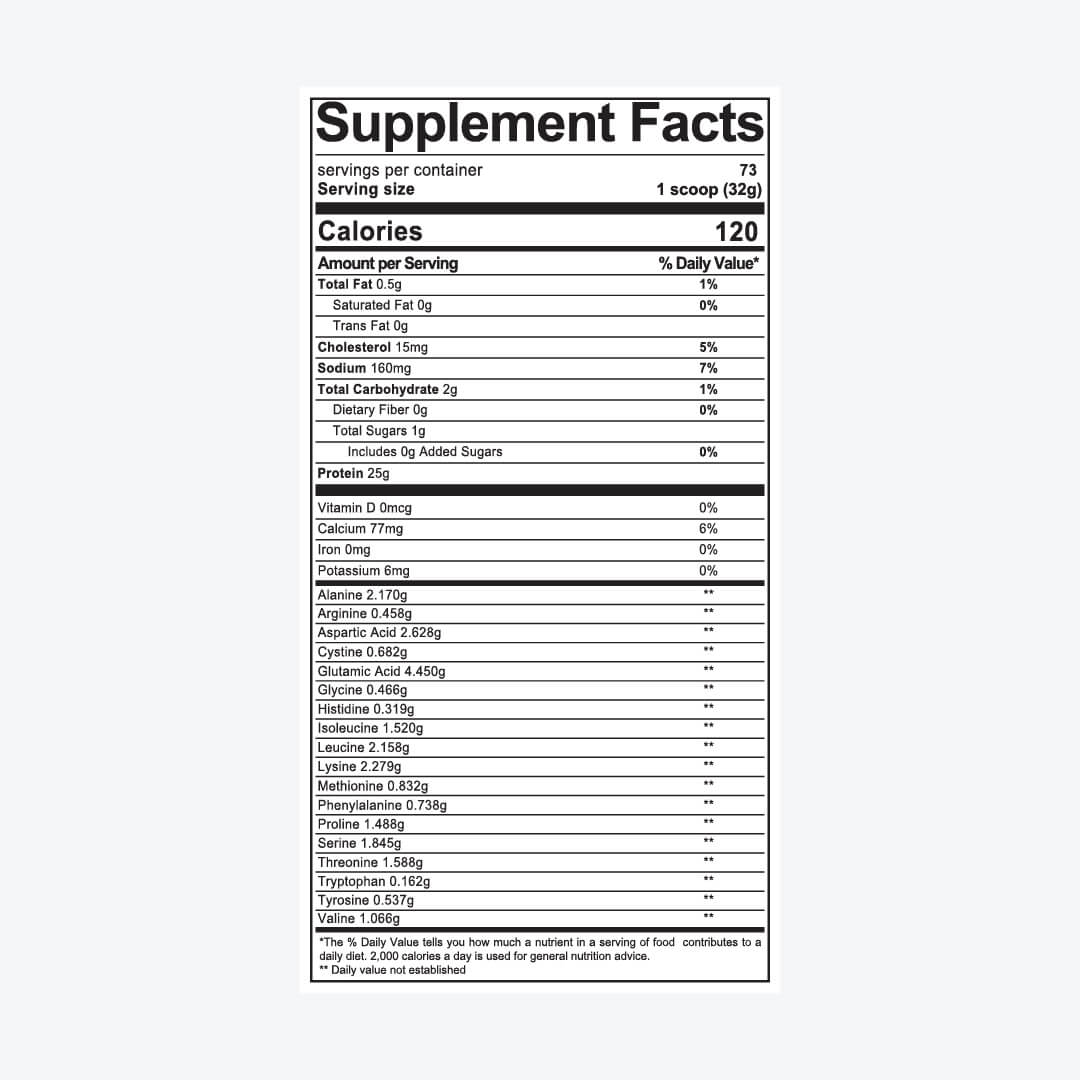 100% HYDROLYZED WHEY PROTEIN ISOLATE, COOKIES AND CREAM
