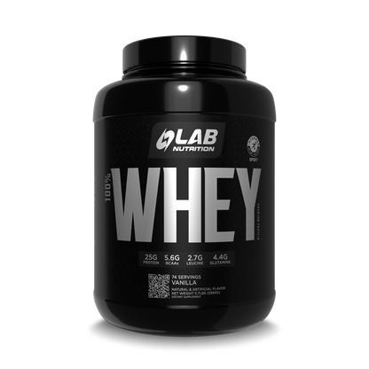 PREMIUM 100% WHEY PROTEIN POWDER 5.7LB BUILD MUSCLE VANILLA