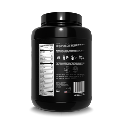 PREMIUM 100% WHEY PROTEIN POWDER 5.7LB BUILD MUSCLE VANILLA