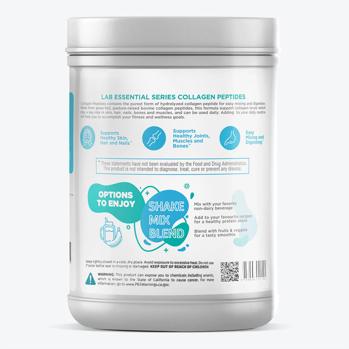 HYDROLYZED COLLAGEN PEPTIDES TYPE 1 & 3 WITH BIOTIN
